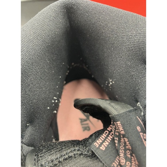 PRE-OWNED Nike Air Jordan 1 Retro High OG Men's Basketball Shoes Black US Size 8 - Picture 12 of 13